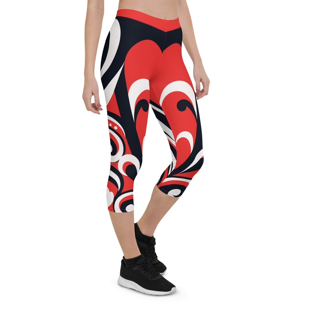 Swirl Heart Shaped Capris