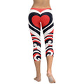 Swirl Heart Shaped Capris