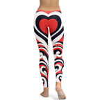 Swirl Heart Shaped Leggings