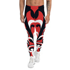 Swirl Heart Shaped Men's Leggings