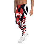 Swirl Heart Shaped Men's Leggings