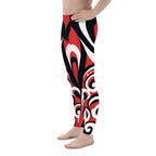 Swirl Heart Shaped Men's Leggings