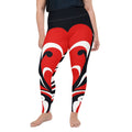 Swirl Heart Shaped Plus Size Leggings