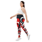 Swirl Heart Shaped Plus Size Leggings