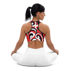 Swirl Heart Shaped Sports Bra