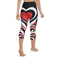 Swirl Heart Shaped Yoga Capris