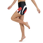 Swirl Heart Shaped Yoga Shorts