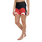Swirl Heart Shaped Yoga Shorts