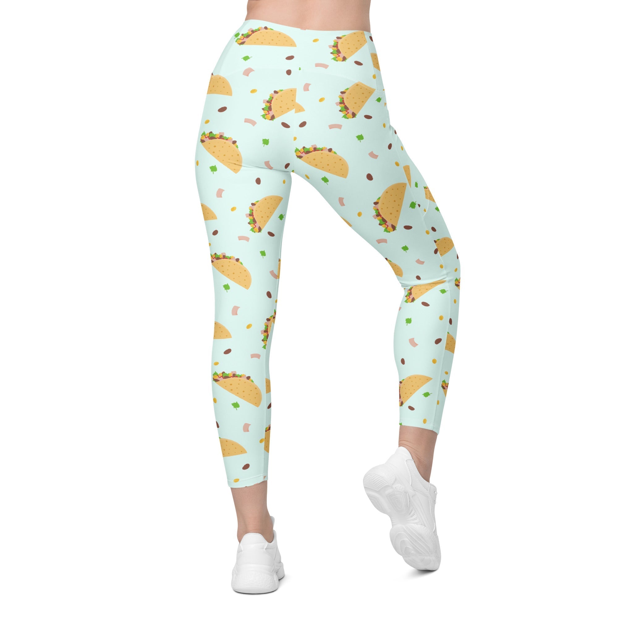 Tacos Crossover Leggings With Pockets