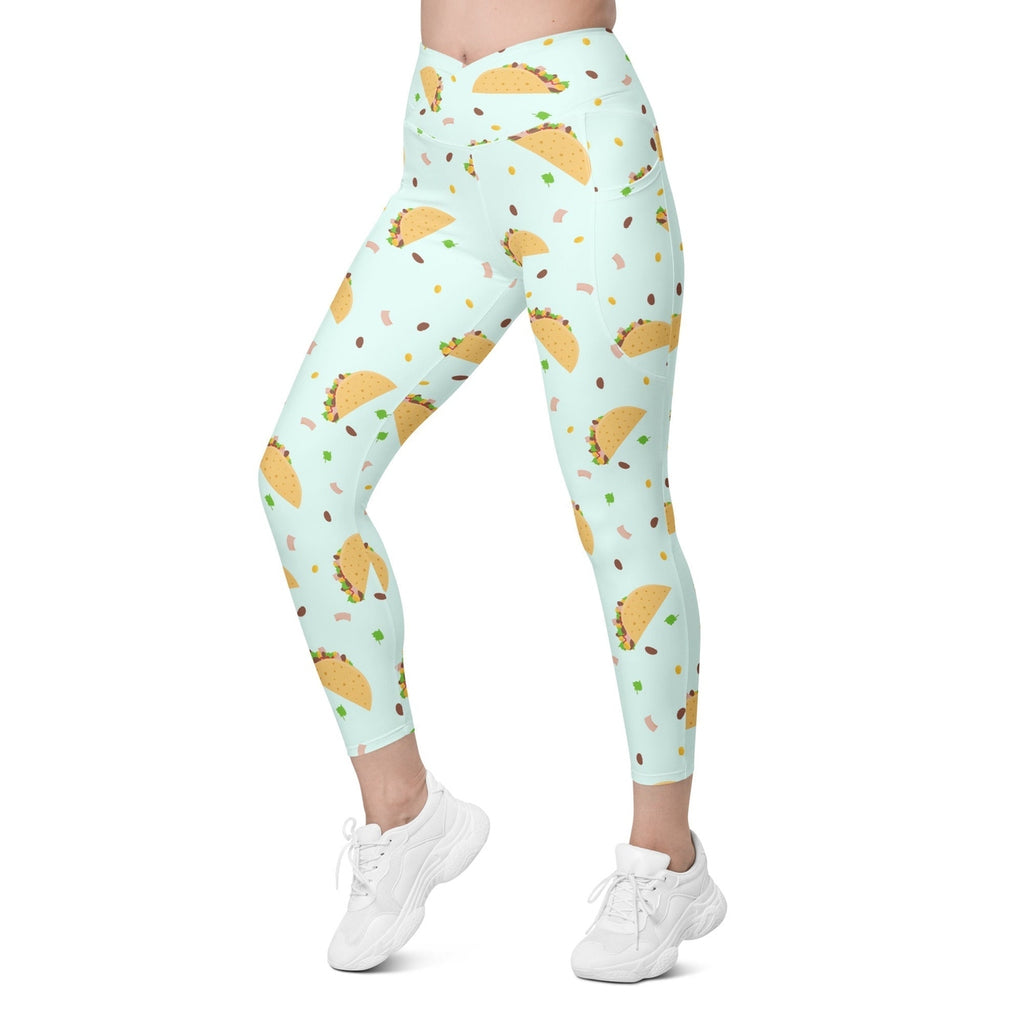 Tacos Crossover Leggings With Pockets