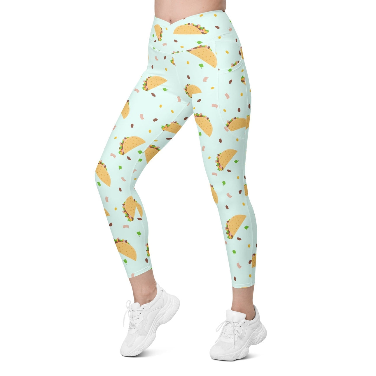 Tacos Crossover Leggings With Pockets