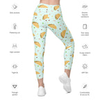 Tacos Leggings With Pockets