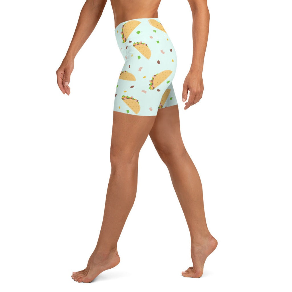 Tacos Yoga Shorts
