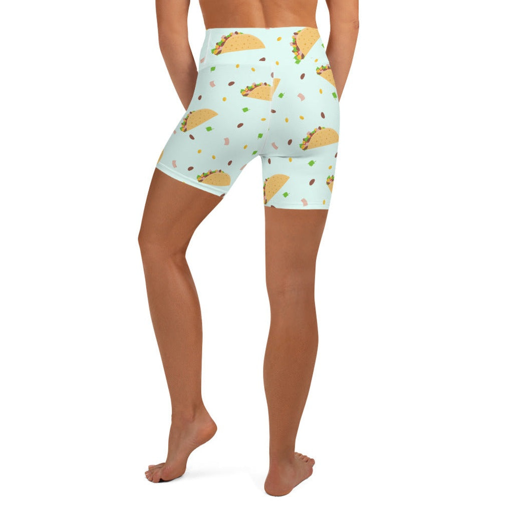 Tacos Yoga Shorts