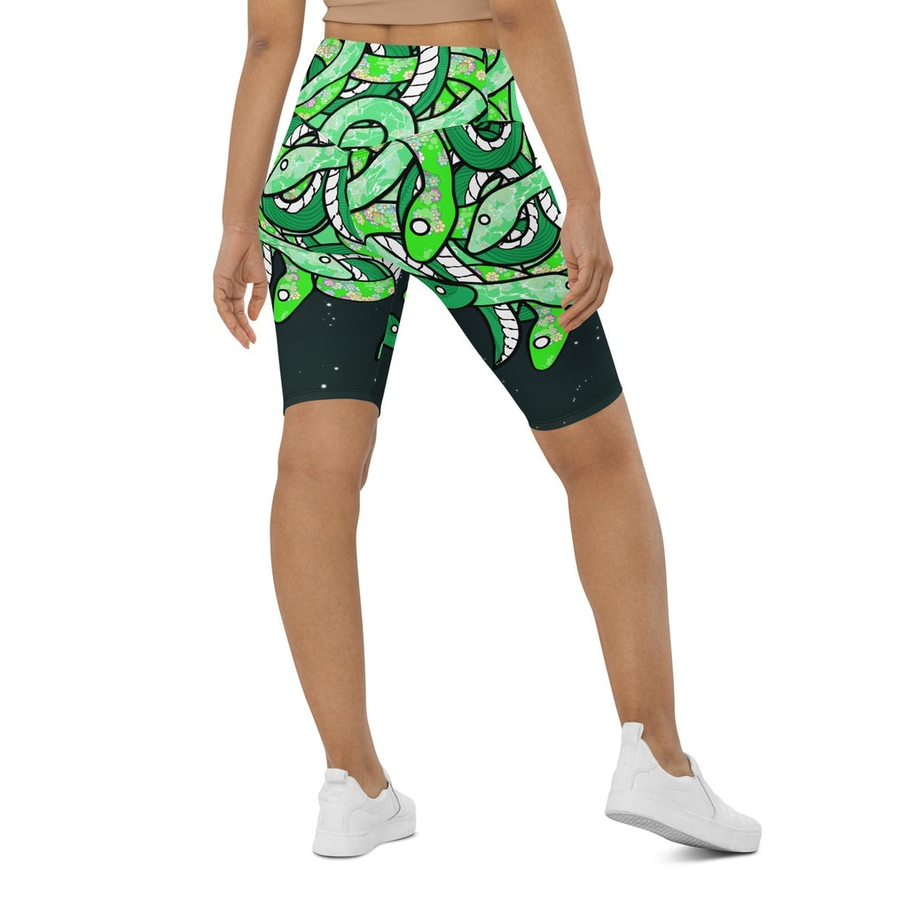 Tangled Snakes Biker Shorts