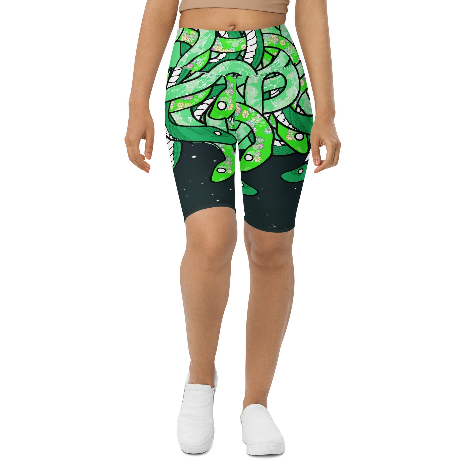 Tangled Snakes Biker Shorts