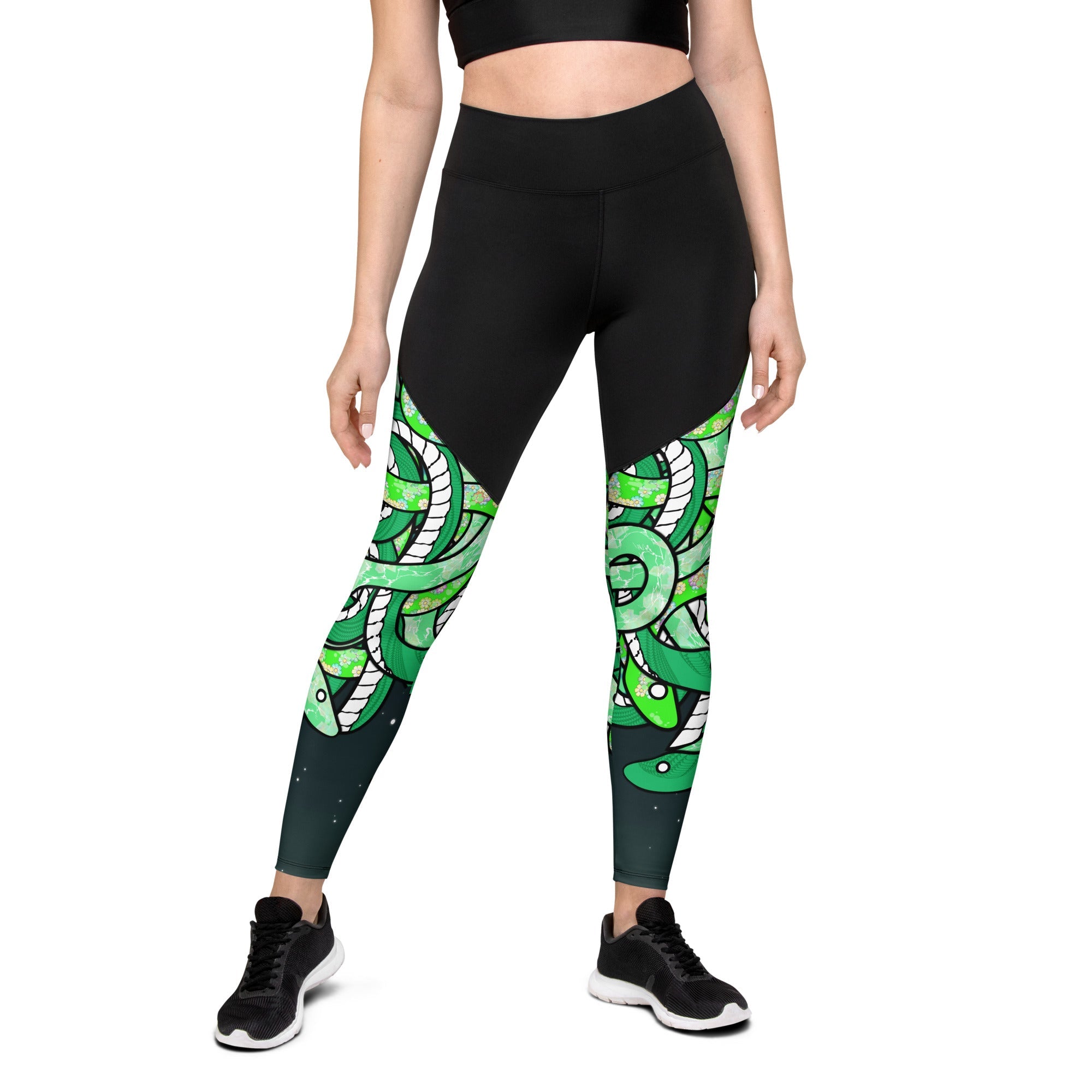 Tangled Snakes Compression Leggings