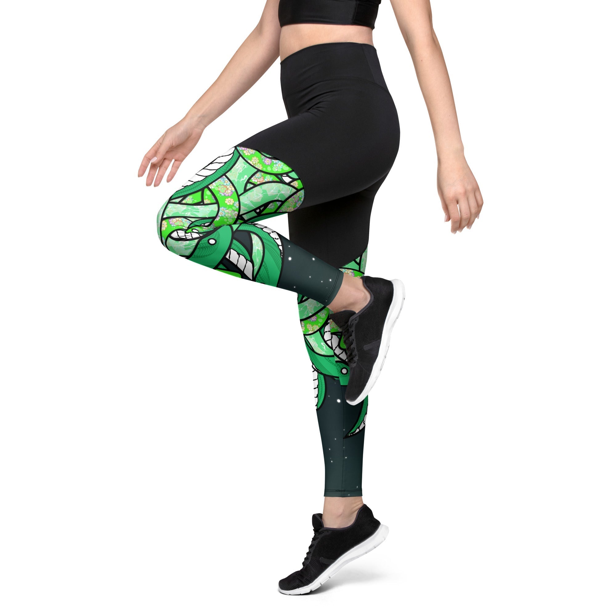Tangled Snakes Compression Leggings