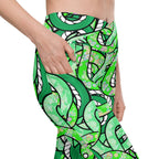 Tangled Snakes Crossover Leggings With Pockets