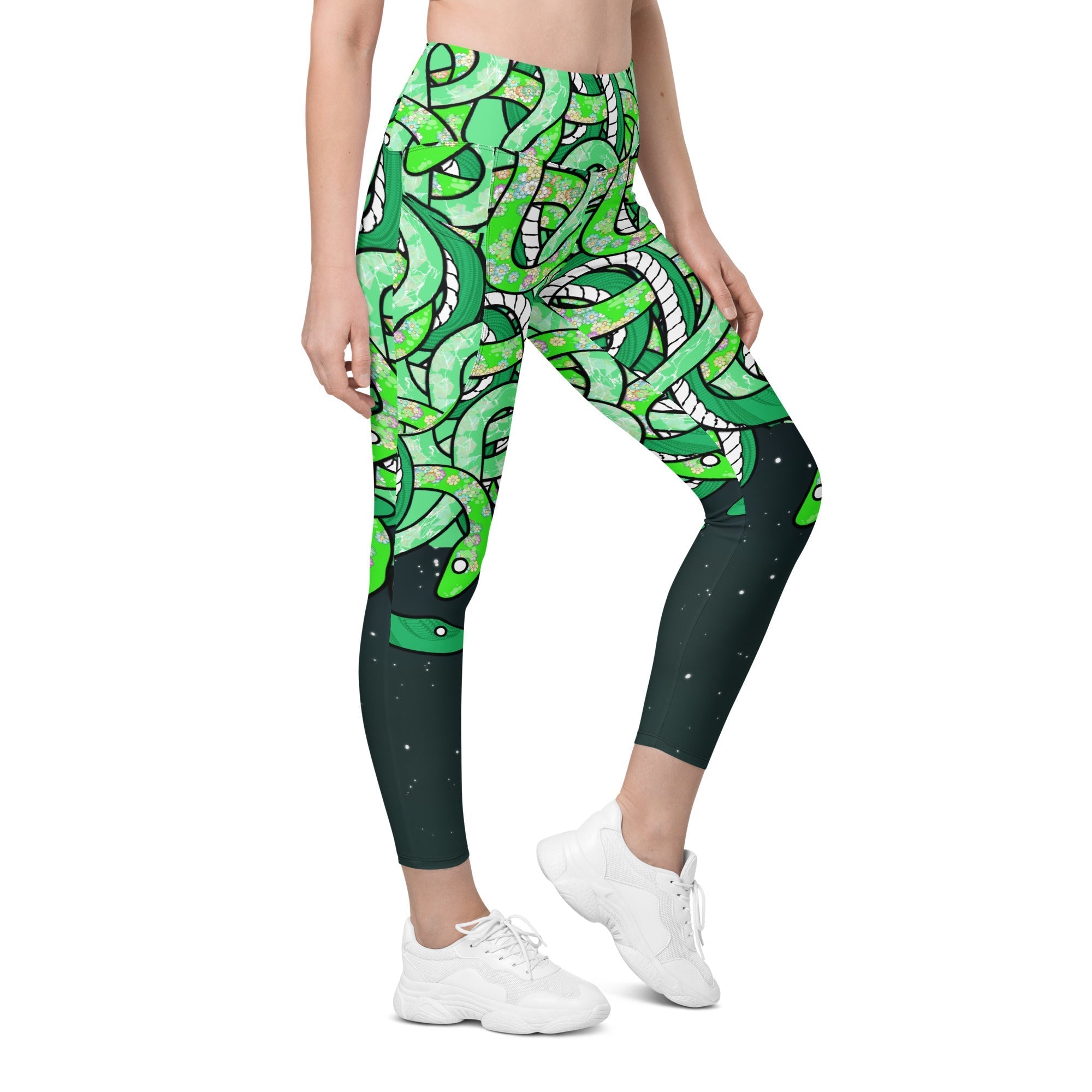 Tangled Snakes Leggings With Pockets