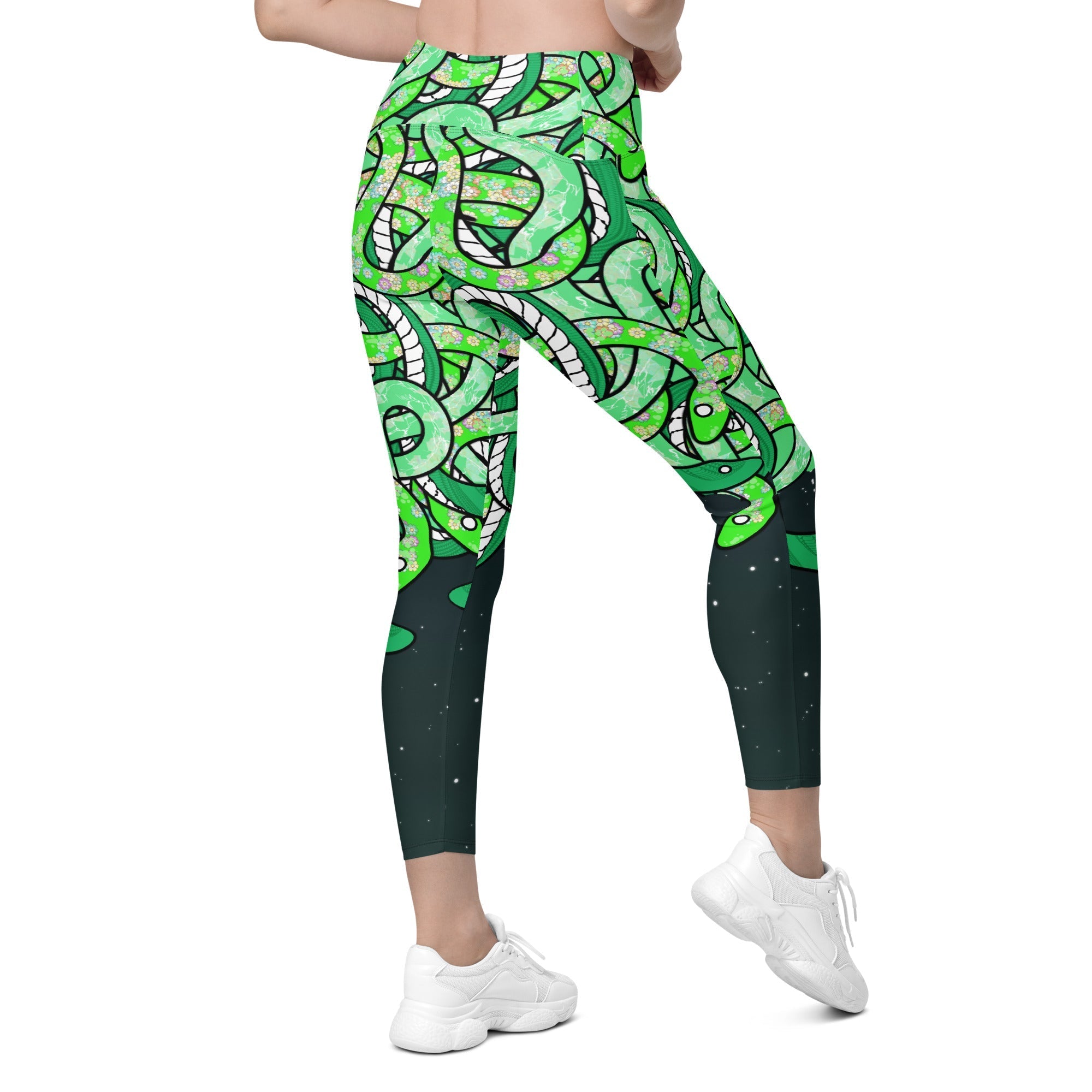 Tangled Snakes Leggings With Pockets