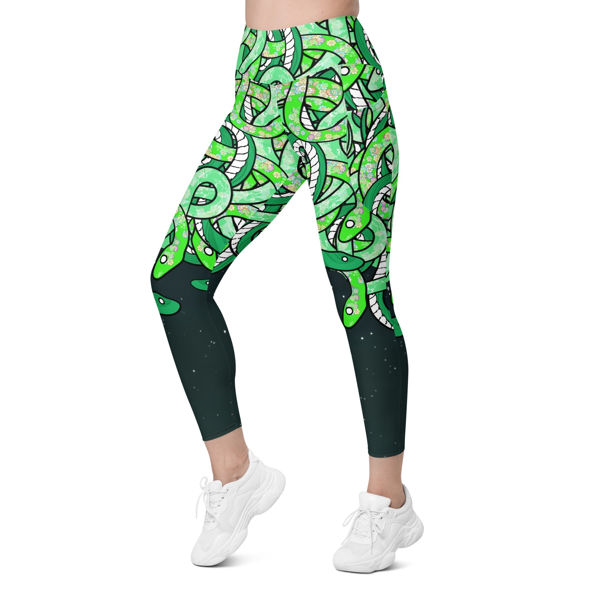 Tangled Snakes Leggings With Pockets