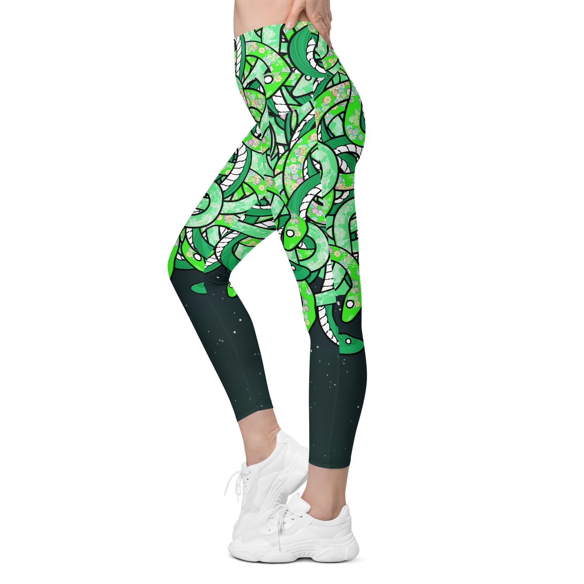 Tangled Snakes Leggings With Pockets