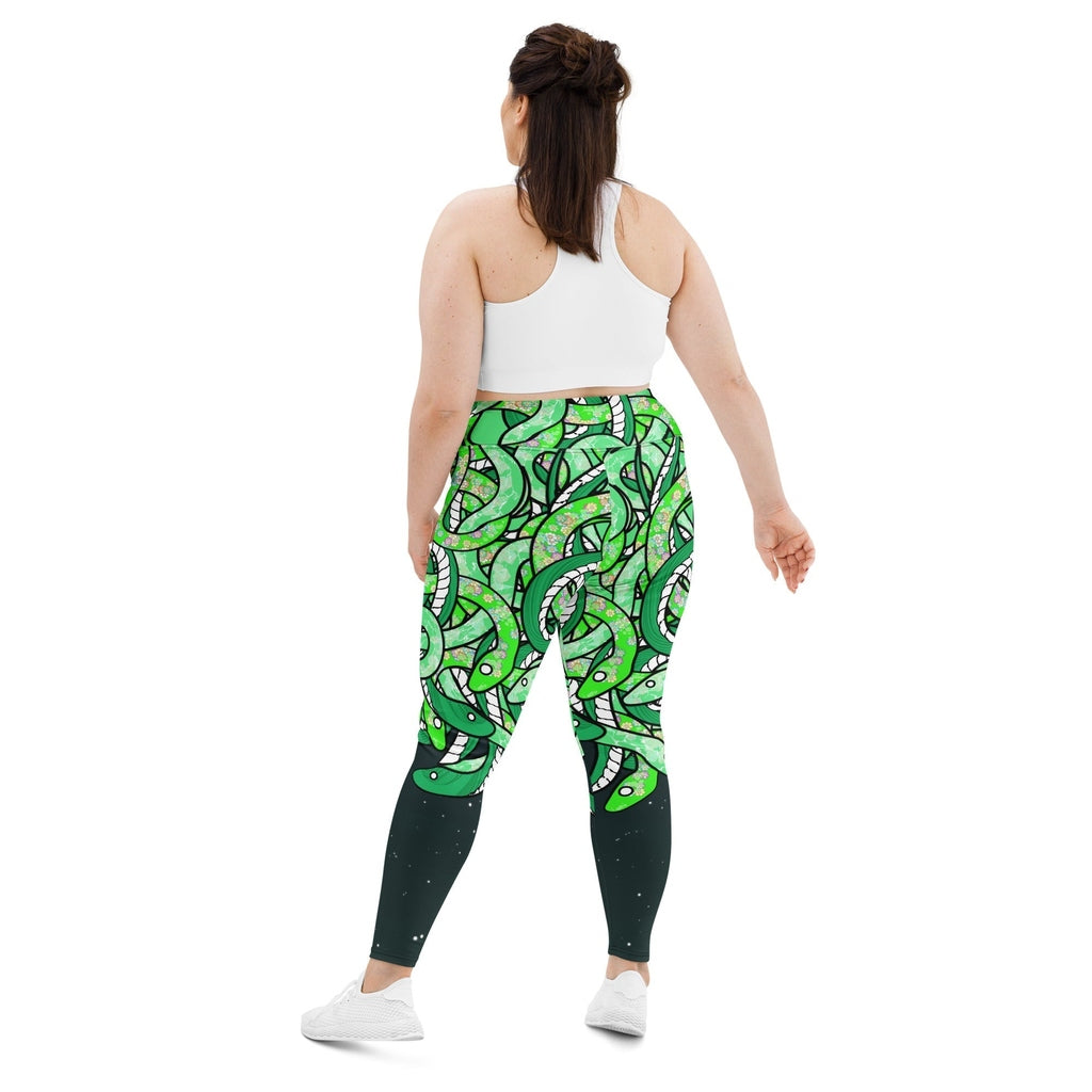 Tangled Snakes Plus Size Leggings