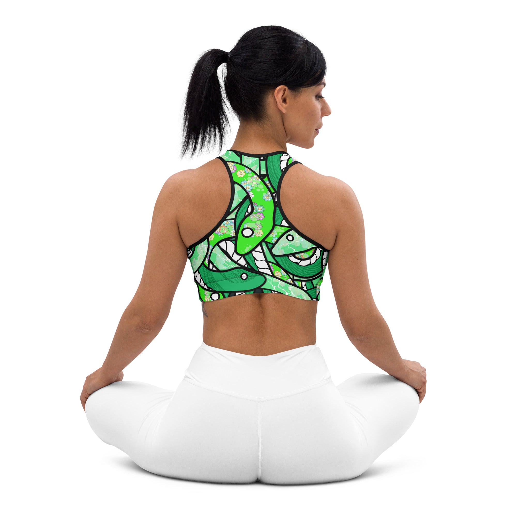 Tangled Snakes Sports Bra
