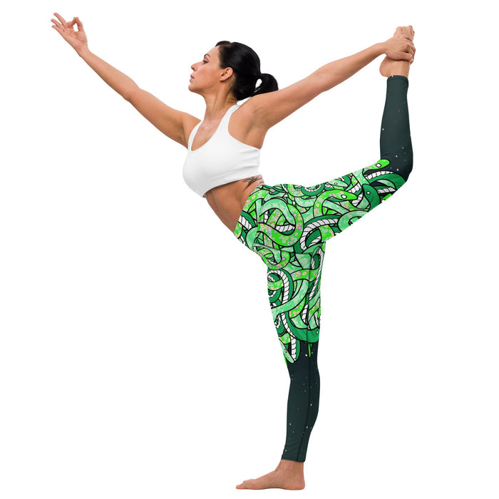 Tangled Snakes Yoga Leggings