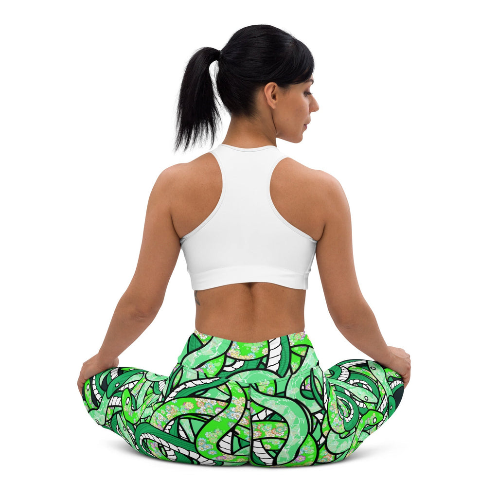 Tangled Snakes Yoga Leggings