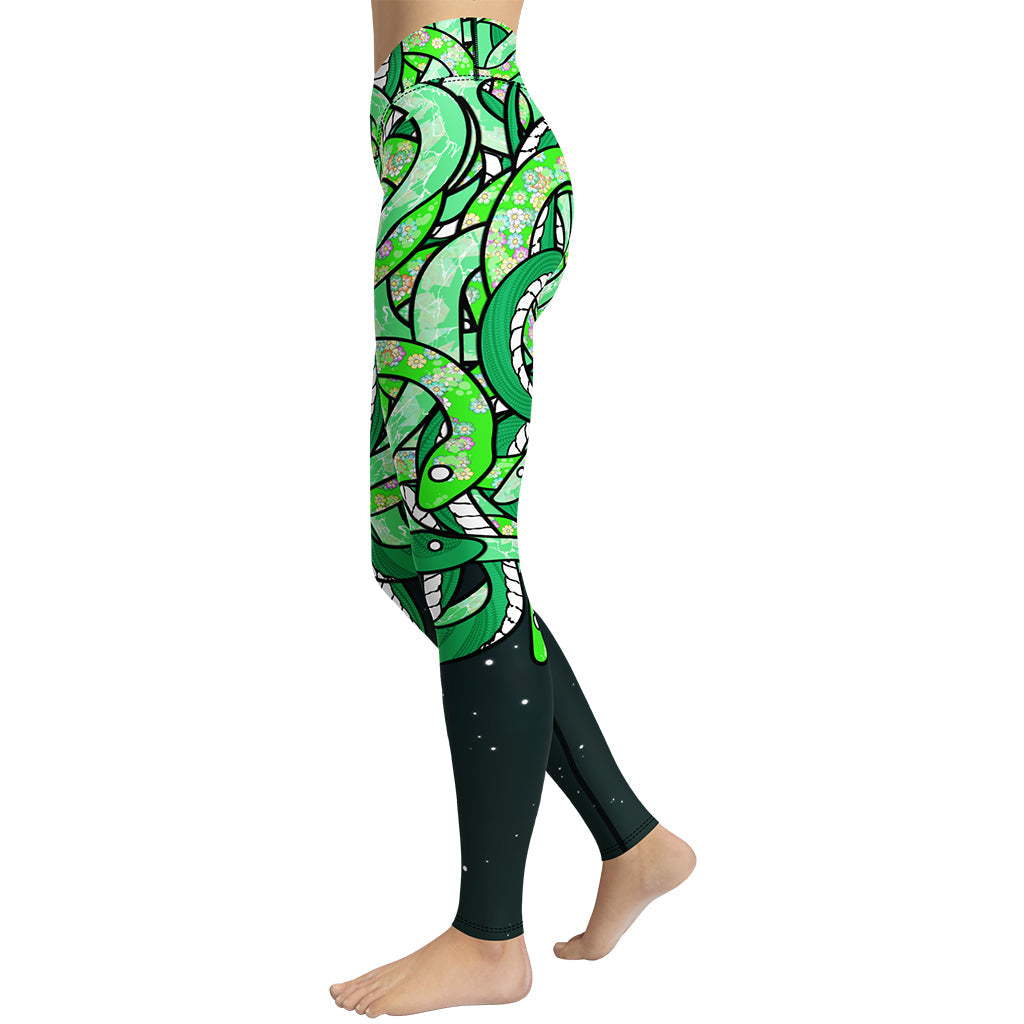 Tangled Snakes Yoga Leggings