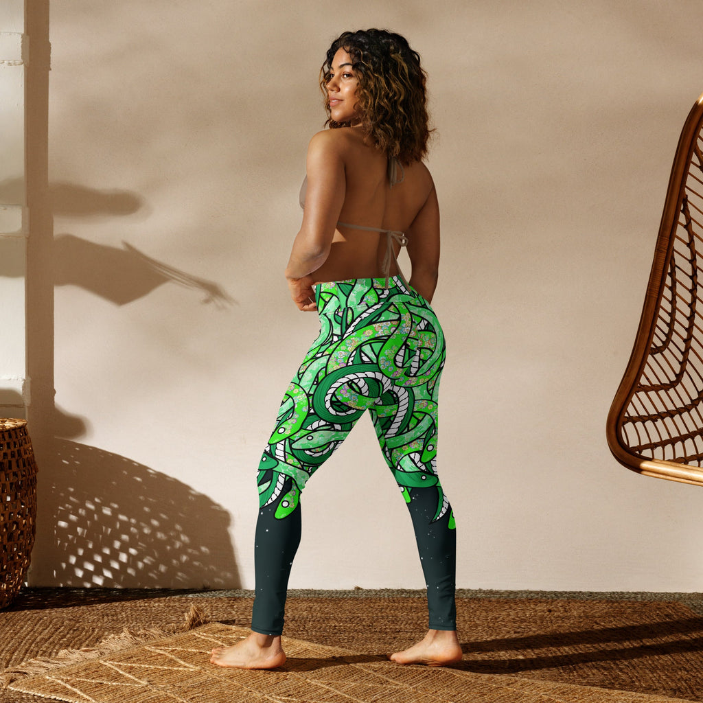 Tangled Snakes Yoga Leggings
