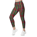 Tartan Christmas Leggings With Pockets