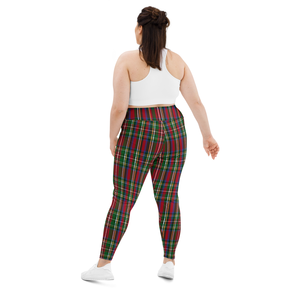 Tartan Christmas Plus Size Leggings