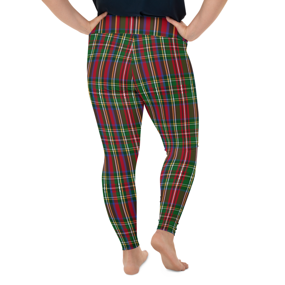 Tartan Christmas Plus Size Leggings