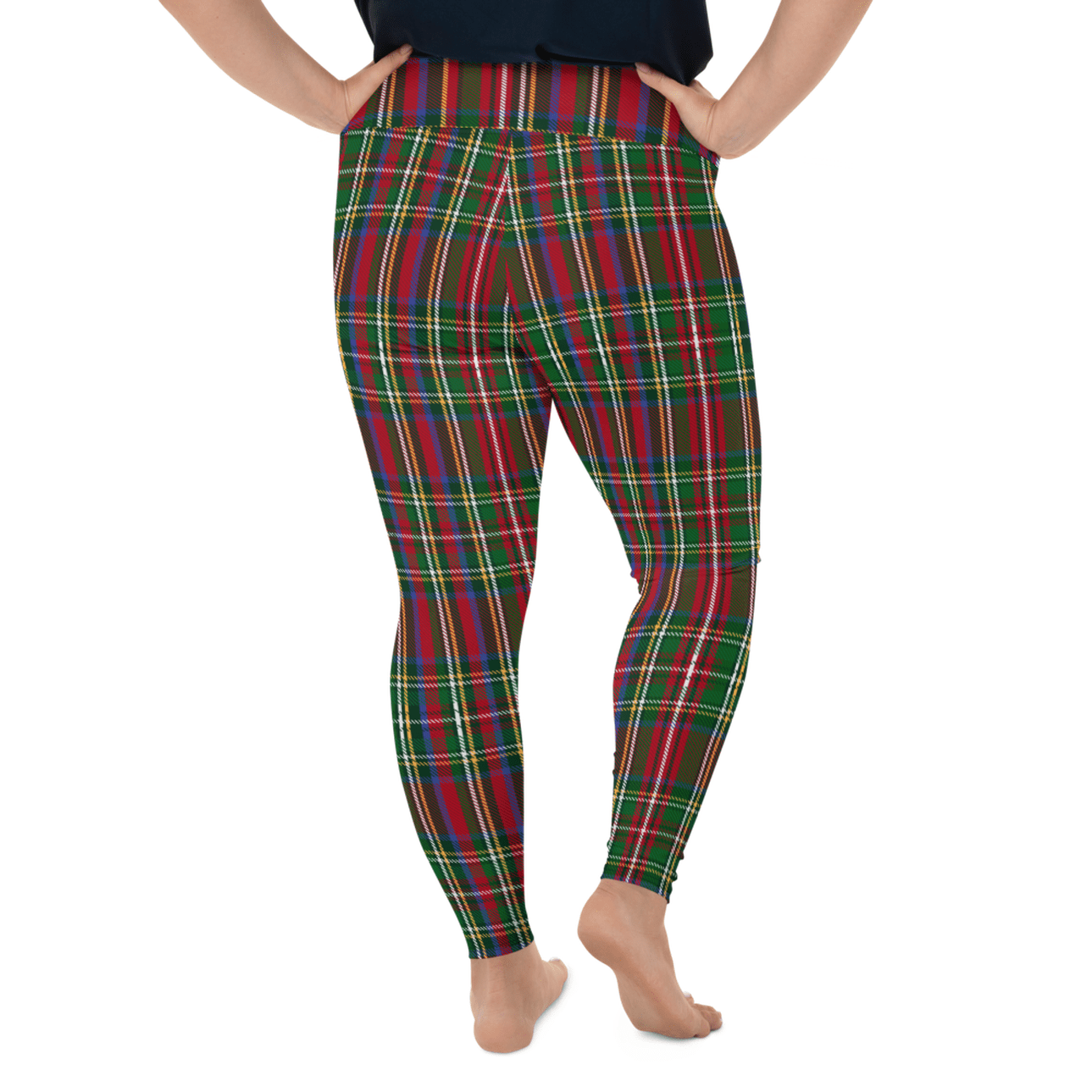 Tartan Christmas Plus Size Leggings