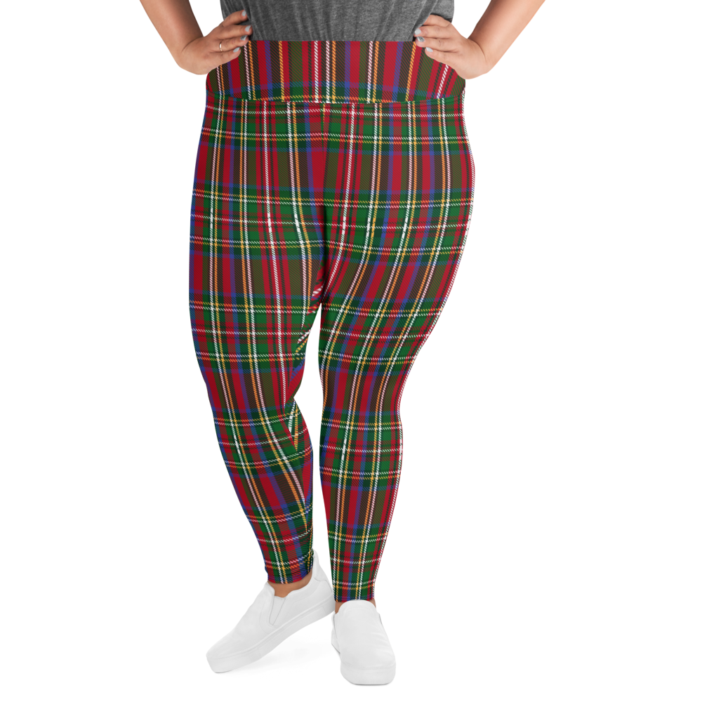 Tartan Christmas Plus Size Leggings