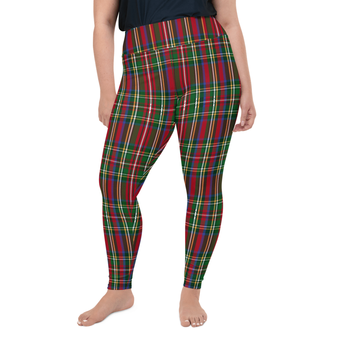 Tartan Christmas Plus Size Leggings