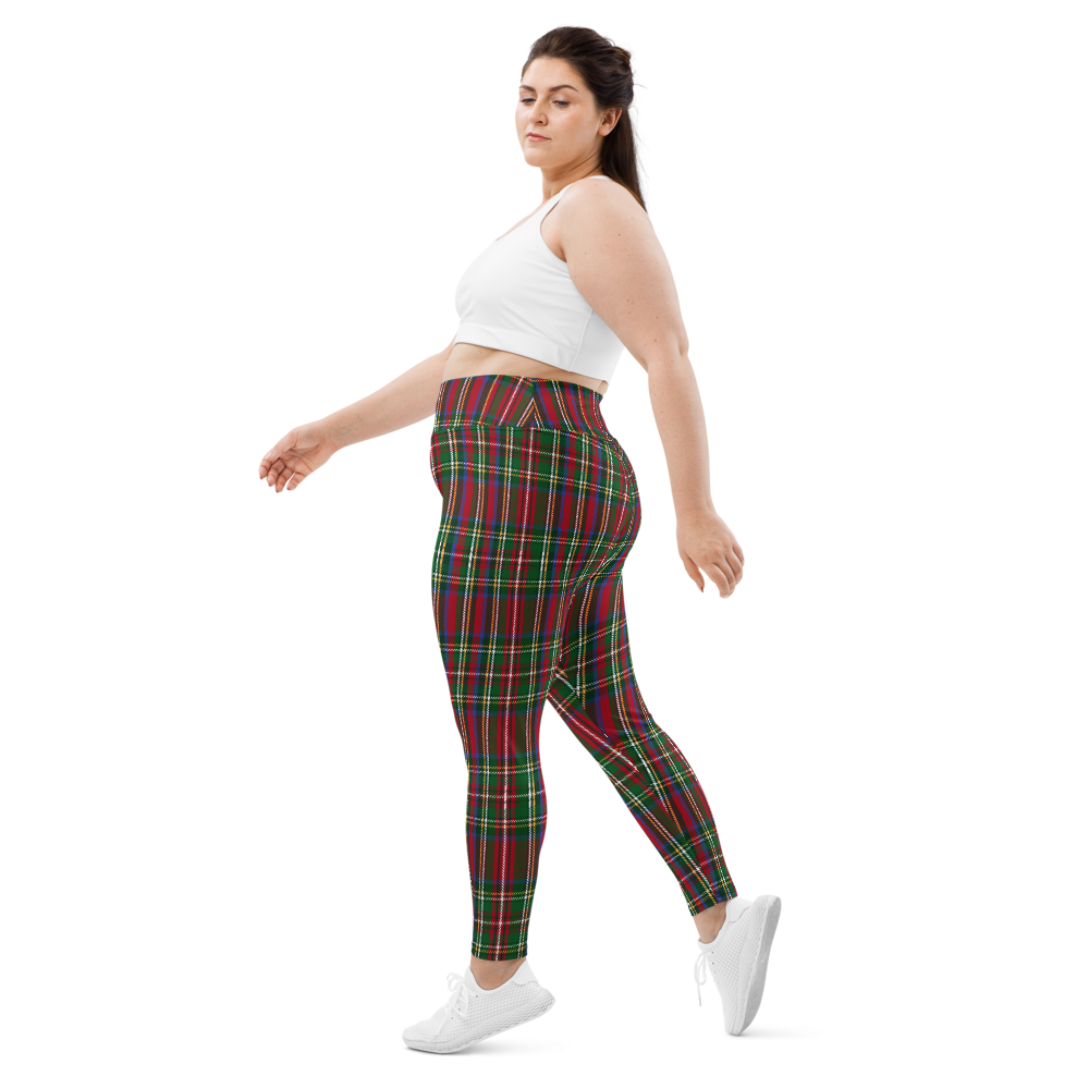 Tartan Christmas Plus Size Leggings