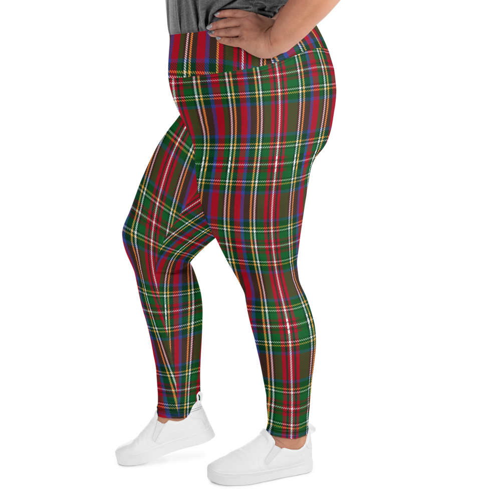 Tartan Christmas Plus Size Leggings