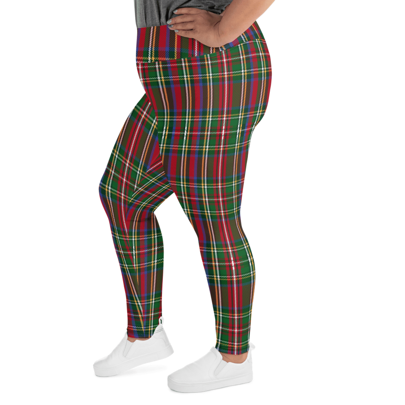 Tartan Christmas Plus Size Leggings