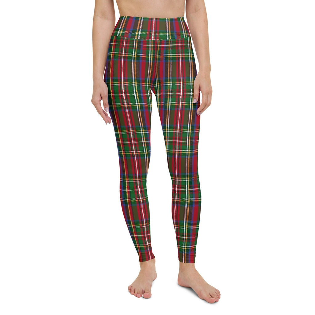Tartan Christmas Yoga Leggings