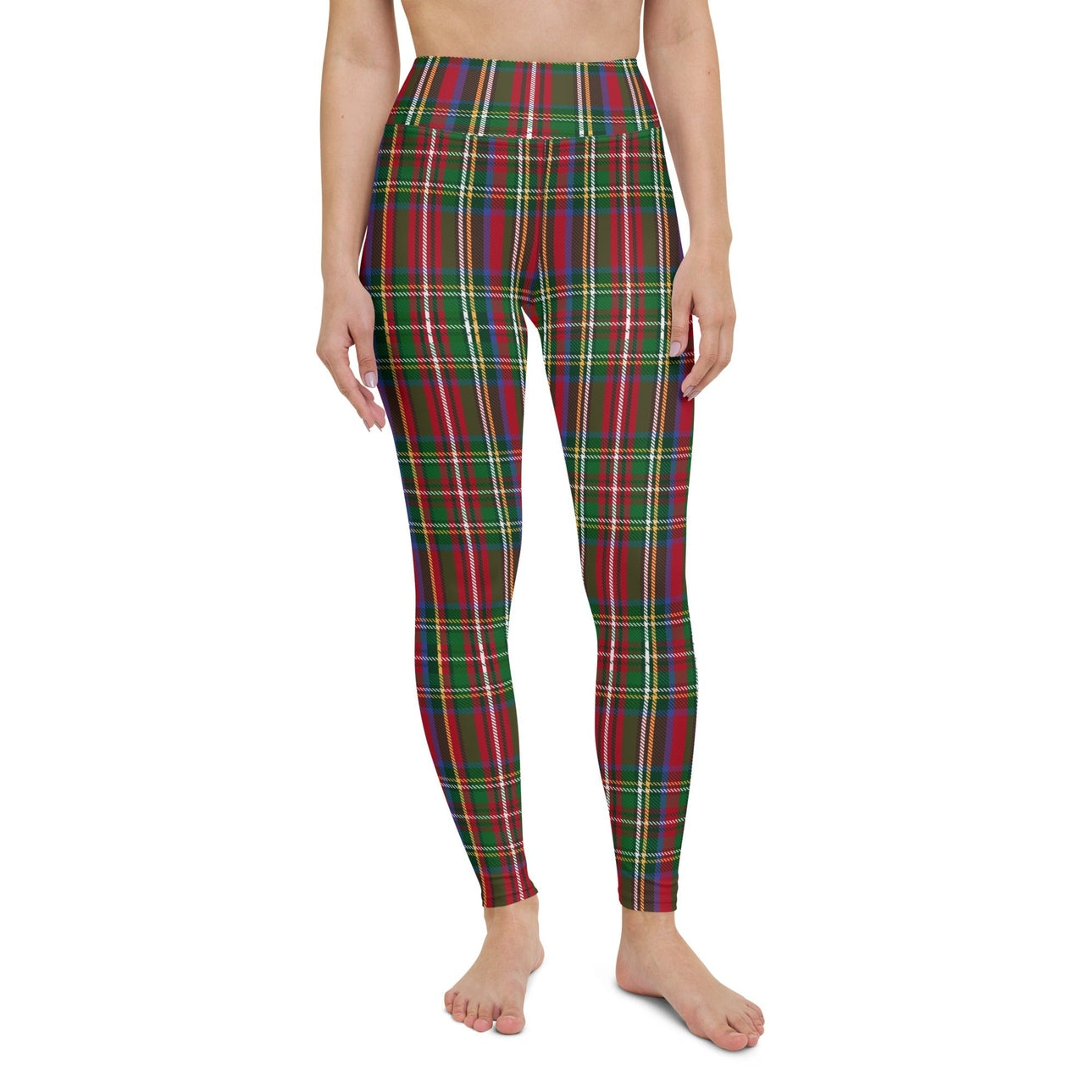 Tartan Christmas Yoga Leggings