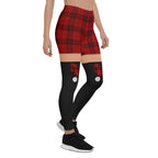 Tartan Shorts Leggings