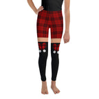 Tartan Shorts Youth Leggings