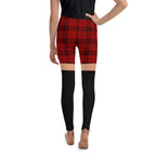 Tartan Shorts Youth Leggings