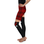 Tartan Shorts Youth Leggings