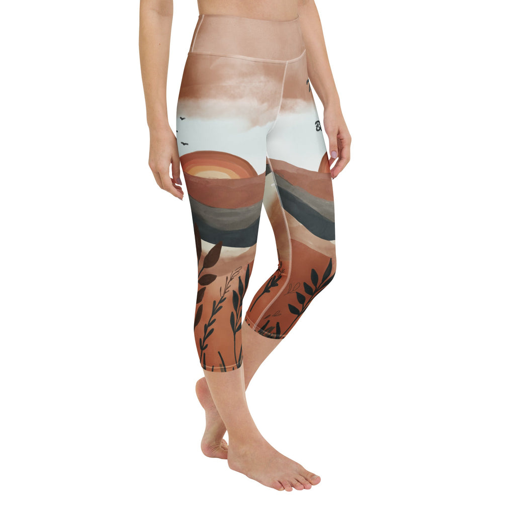 Thankful & Blessed Yoga Capris