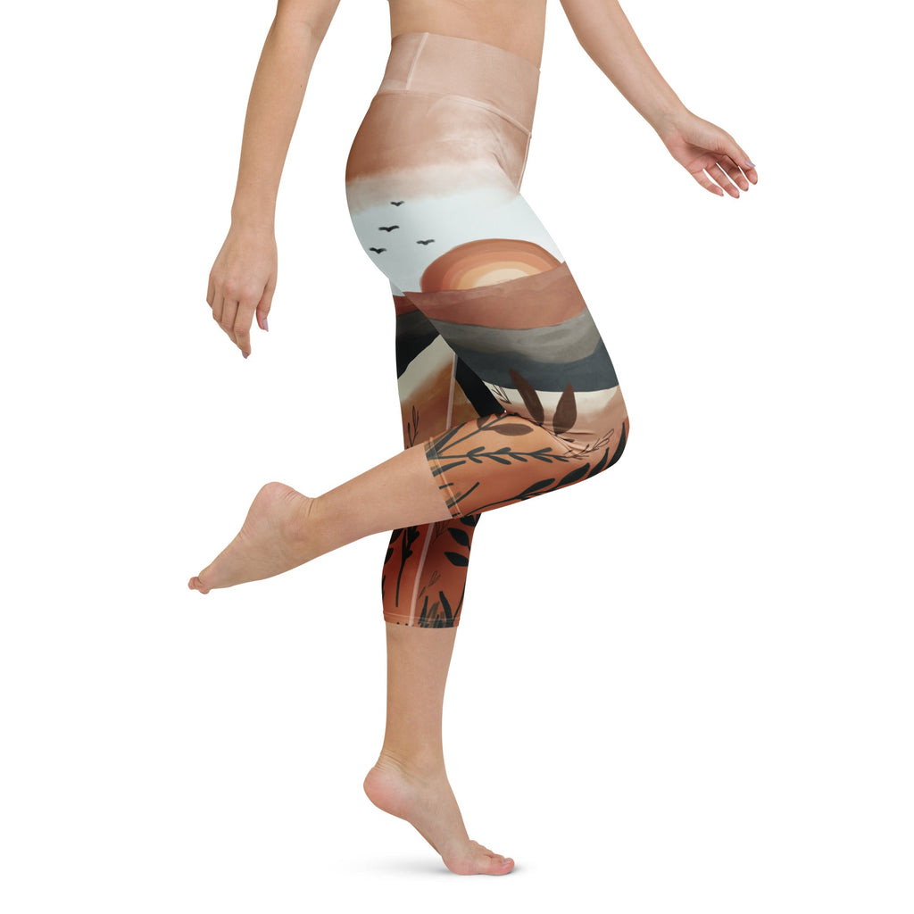 Thankful & Blessed Yoga Capris